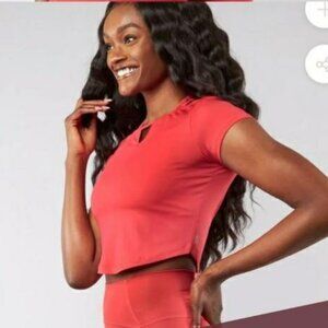 Buff Bunny Crop Top Peach Color